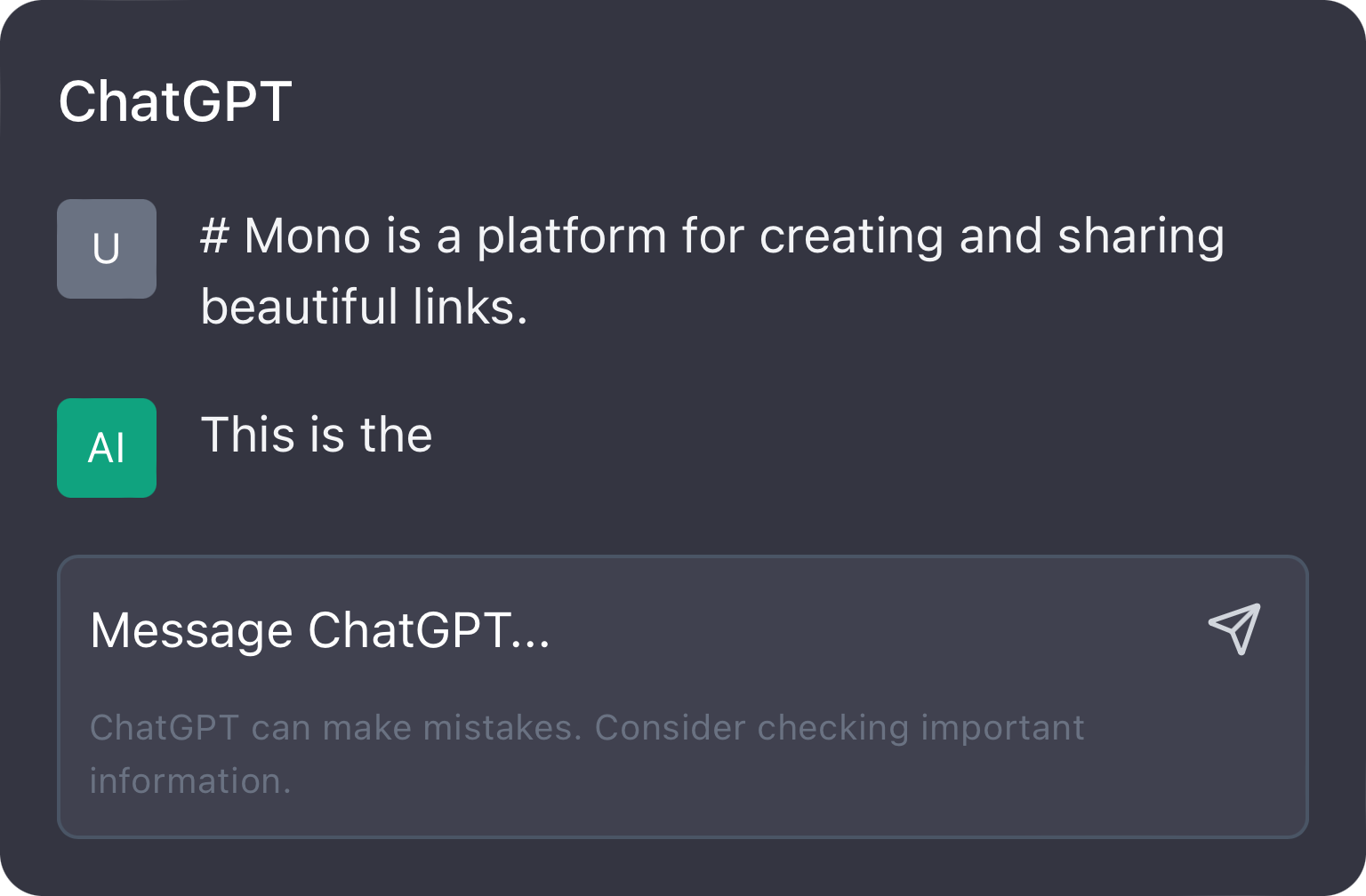 AI Chat